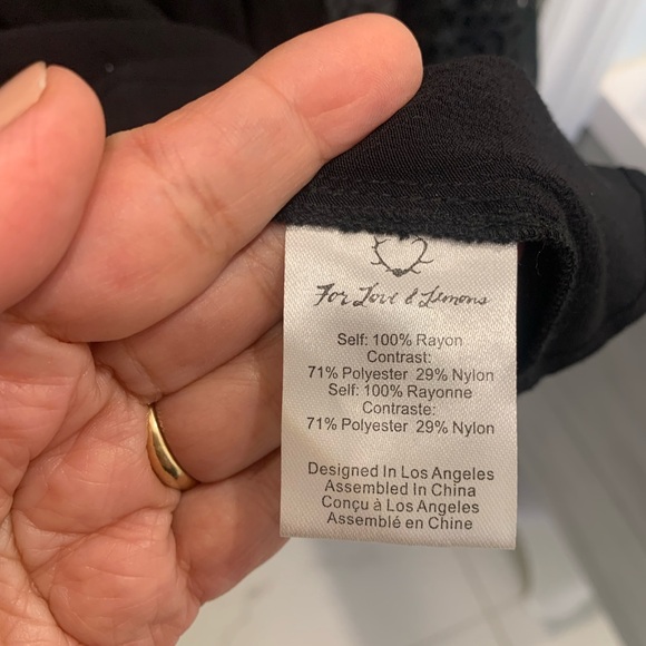 For Love & Lemons Le’veon black mini dress. Size XS - Picture 10 of 10